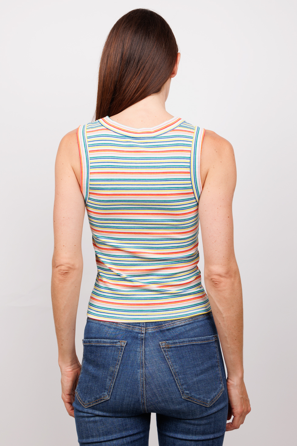 Blusa Juvenil Sin Manga Camiseta Dama Slim Fit